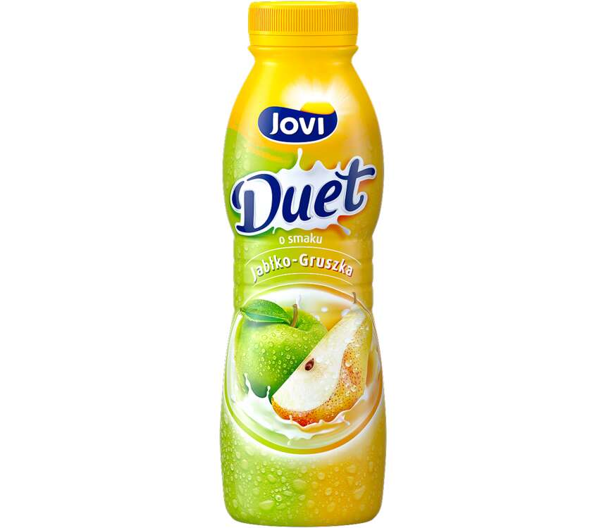 Jovi Duet Napój jogurtowy jabłko-gruszka 350 g