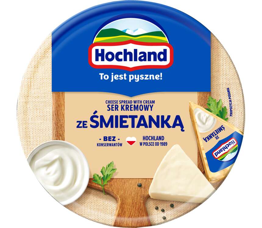 Hochland Ser topiony śmietankowy 180 g