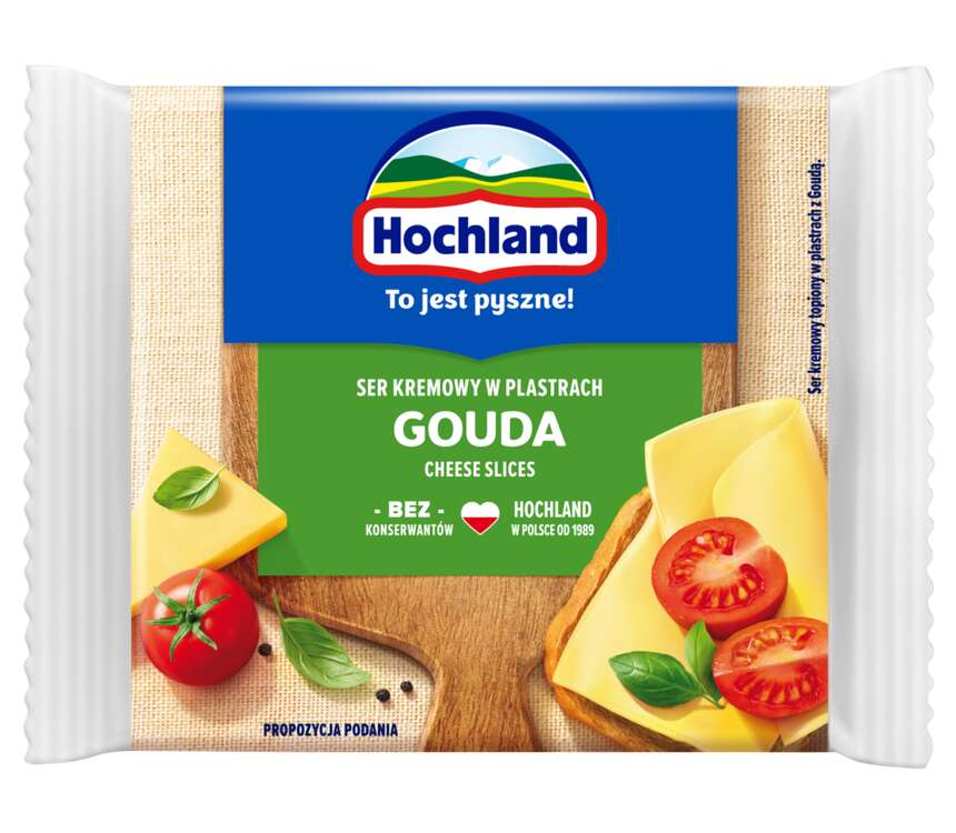 Hochland Ser topiony plastry gouda 130 g