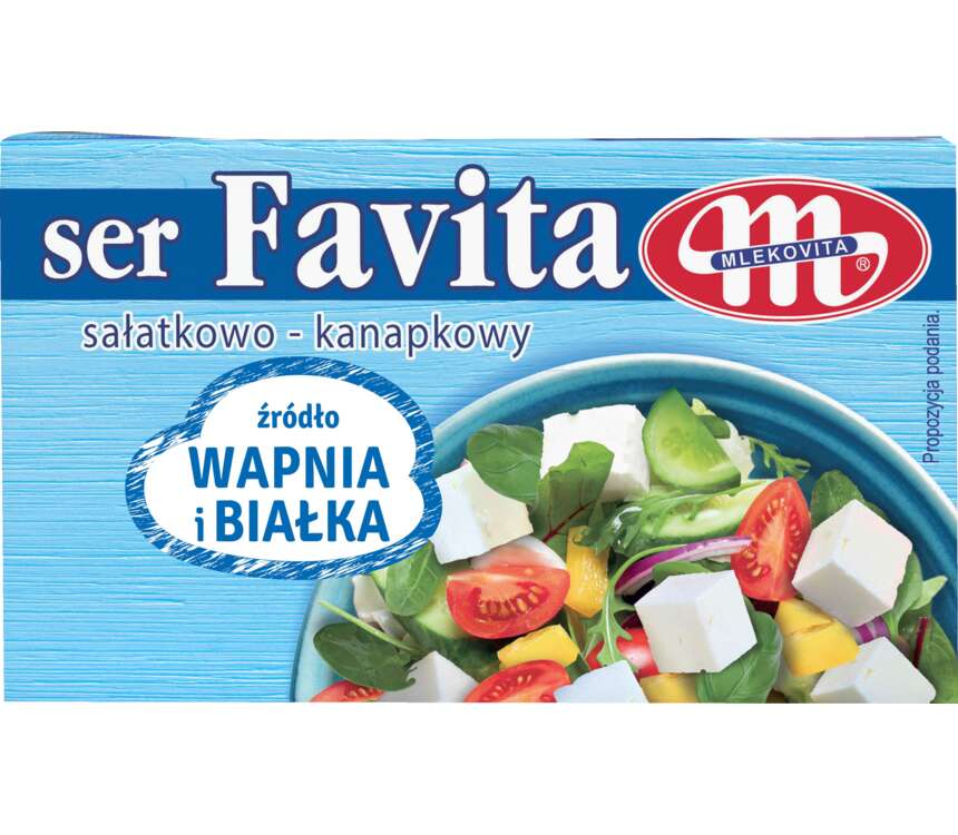 Mlekovita Favita Ser sałatkowo- kanapkowy tł.18% 270 g kaufland.pl