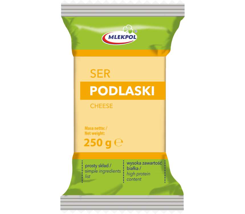 Mlekpol Ser Podlaski naturalny 250 g