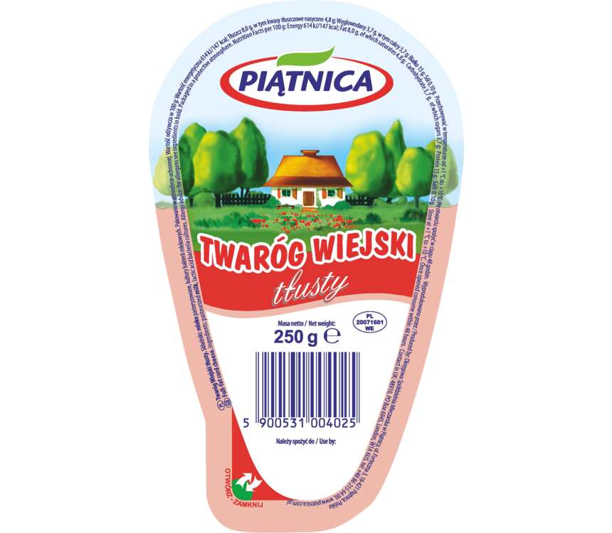 Piątnica Twaróg wiejski tłusty 250 g kaufland.pl