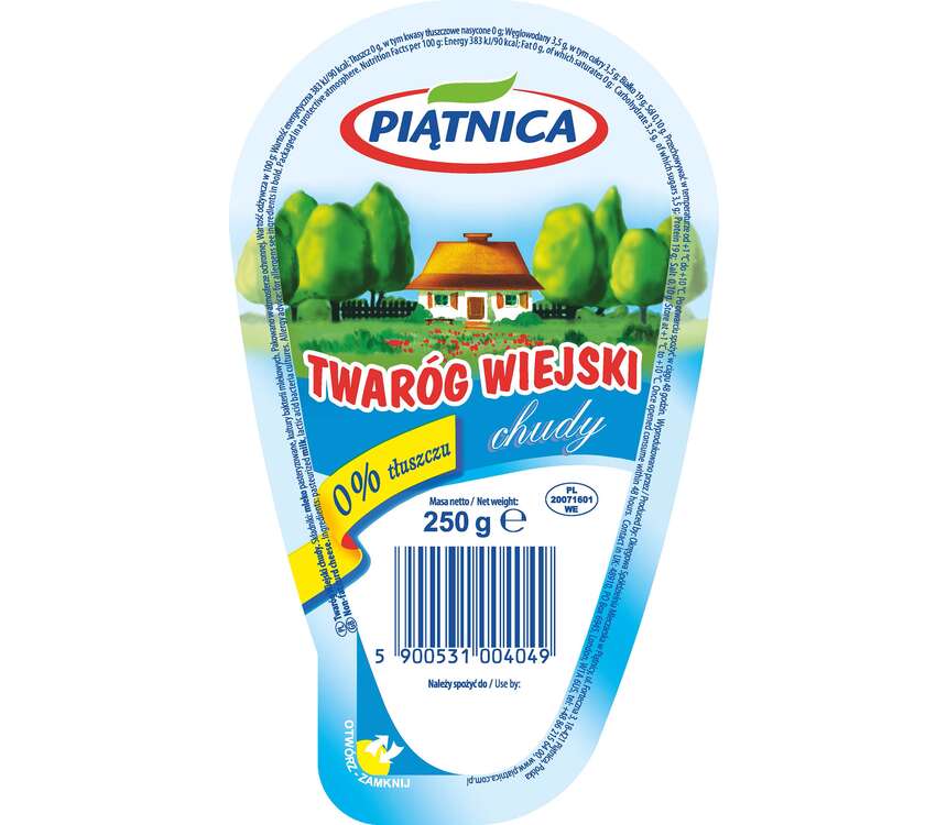 Piątnica Twaróg wiejski lekki 250 g kaufland.pl