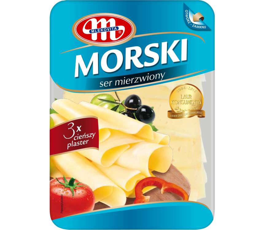 Mlekovita Ser Morski plastry mierzwione 150 g