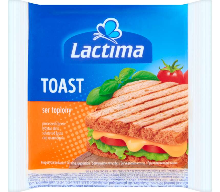 Lactima Ser topiony Toast plastry 130 g