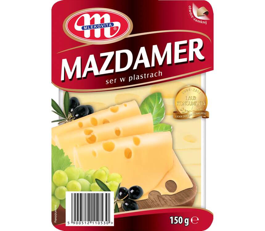 Mlekovita Ser Mazdamer plastry 150 g