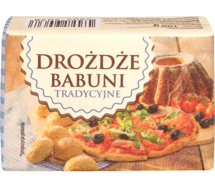 Drożdże Babuni Tradycyjne świeże 100 g