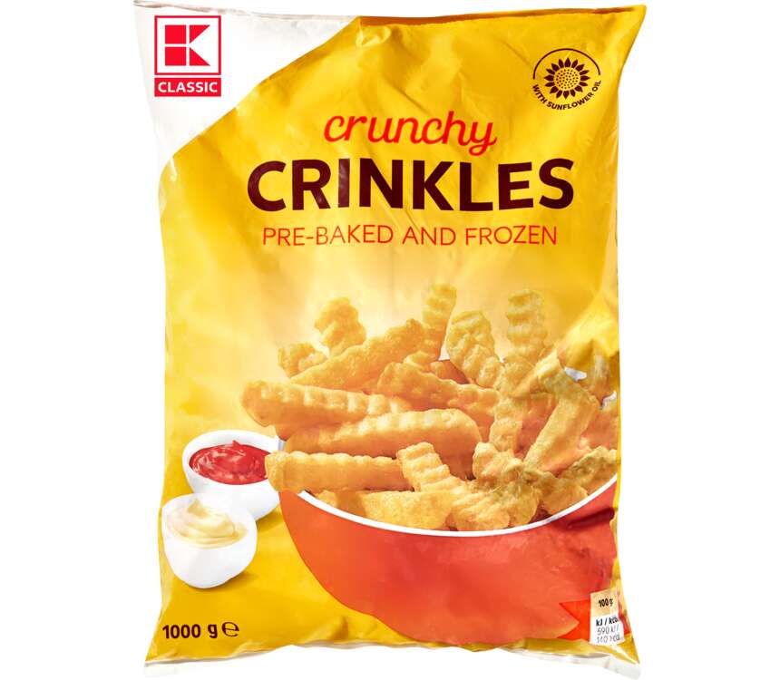 K-Classic Frytki karbowane  1 kg