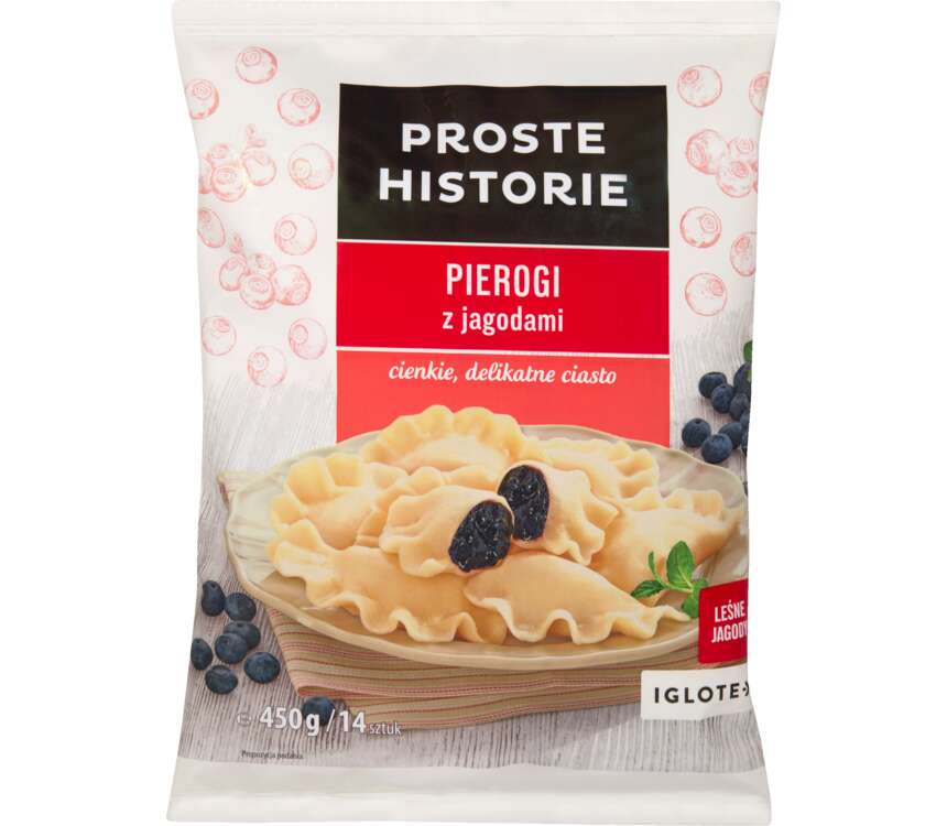 Proste Historie Pierogi z jagodami 450 g