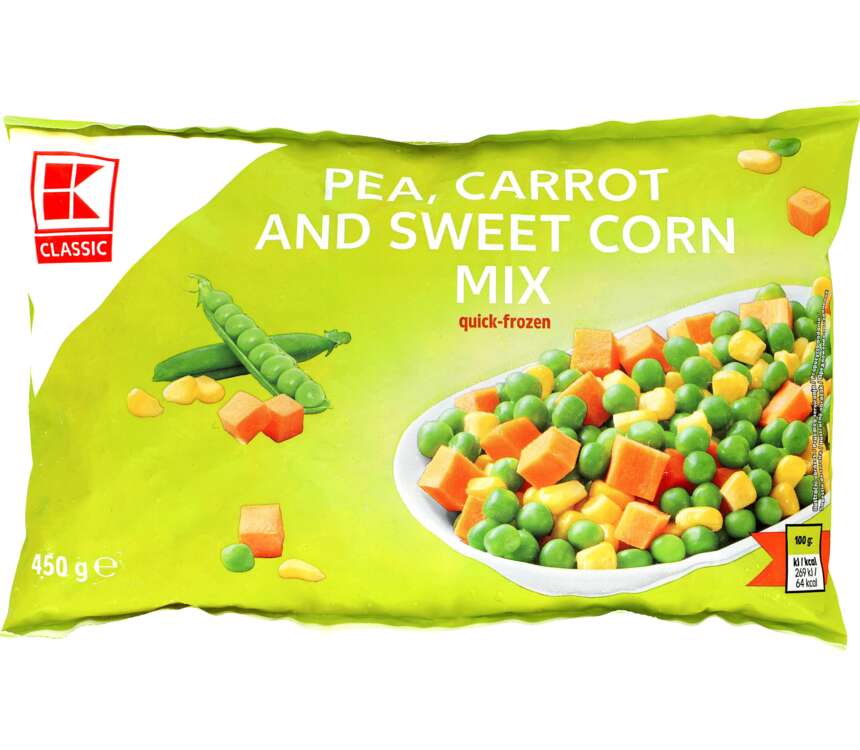 K-Classic Marchew z groszkiem i kukurydzą 450 g