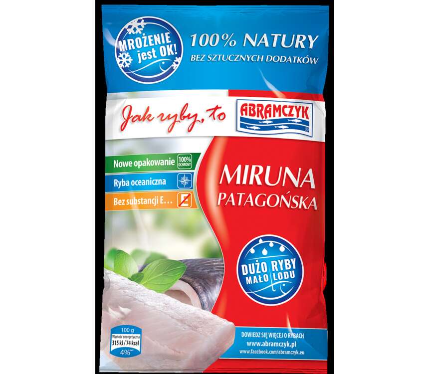 Abramczyk Filet z miruny ze skórą 850 g