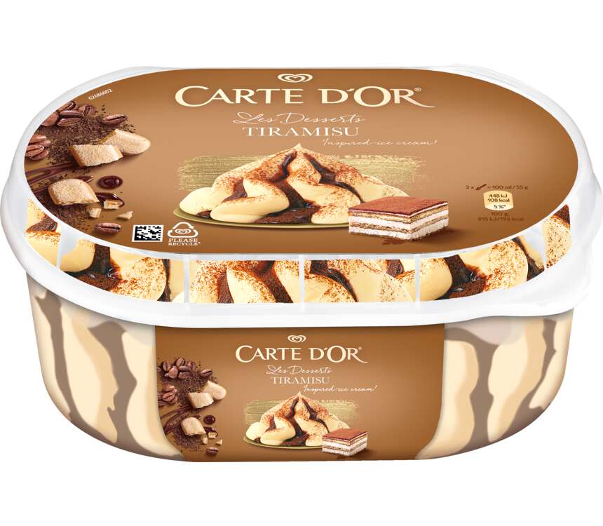 Algida Carte dor lody Tiramisu 900 ml