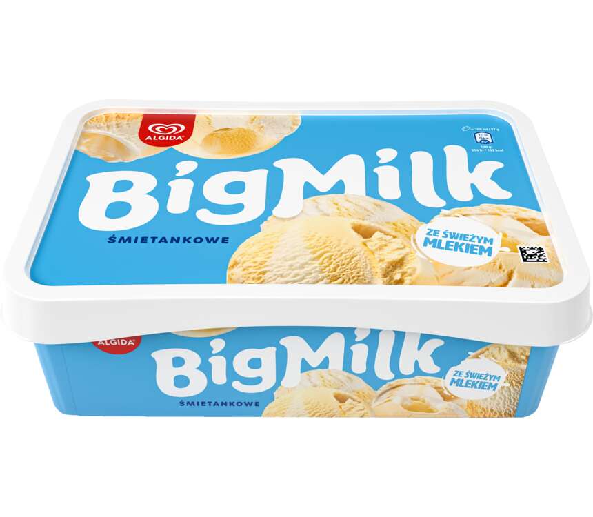 Big Milk Lody śmietanka 1 L kaufland.pl