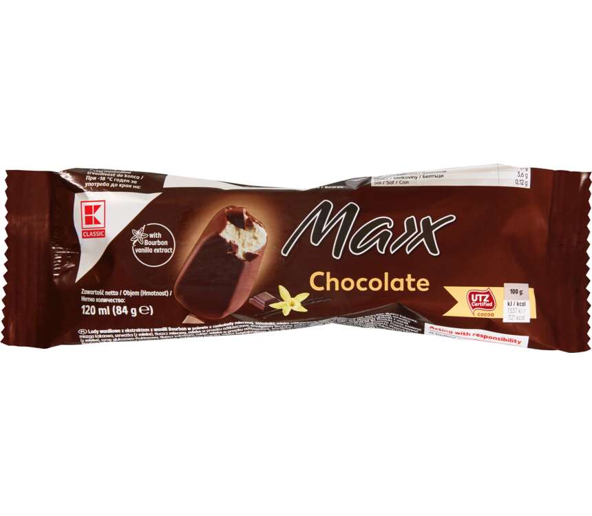 K-Classic Lody na patyku Maxx waniliowe 120 ml