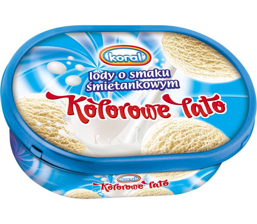 Koral Kolorowe Lato śmietankowe 1 L