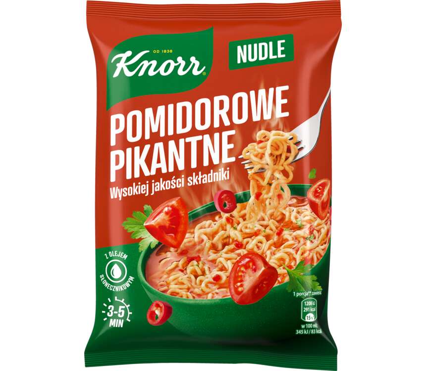 Knorr Nudle Pomidorowe pikantne 63 g kaufland.pl