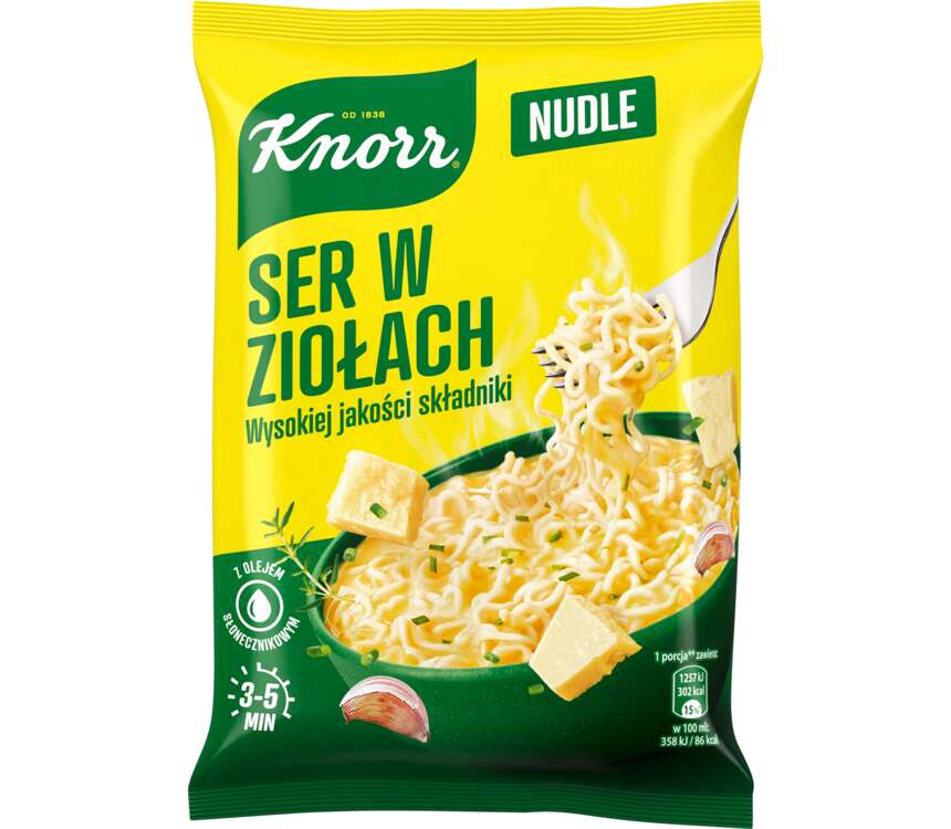 Knorr Nudle Zupa instant ser w ziołach 61 g kaufland.pl