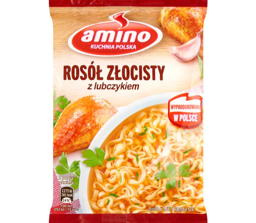Amino Rosół złocisty wołowo-drobiowy 57 g kaufland.pl