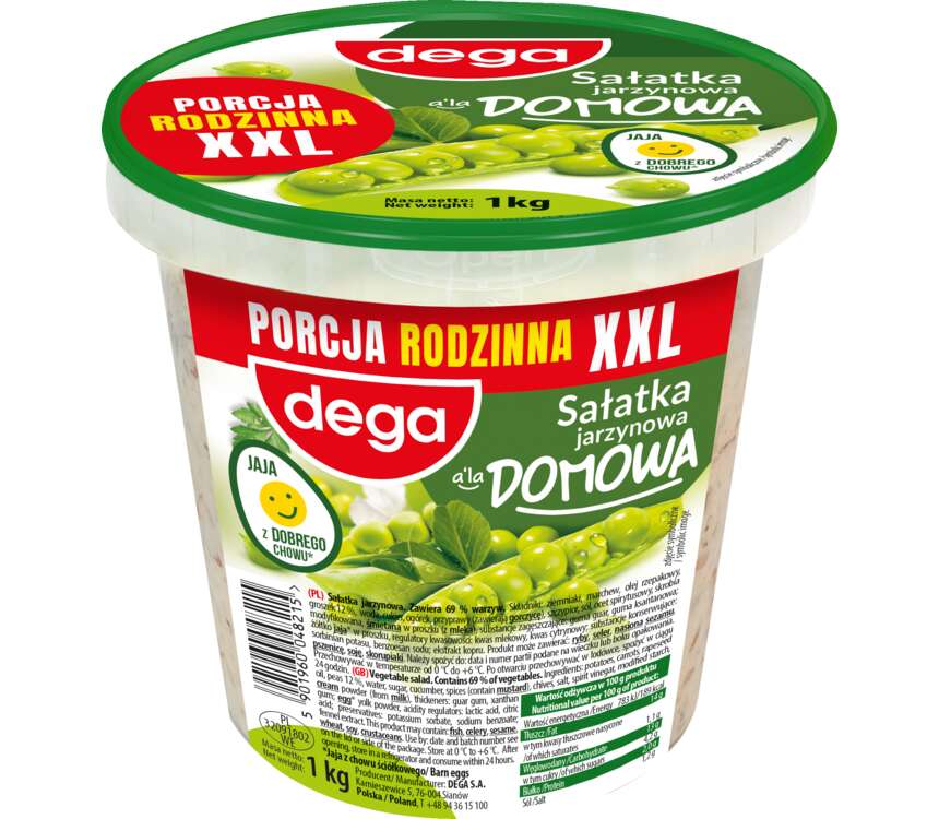 Dega Sałatka jarzynowa a`la domowa 1 kg
