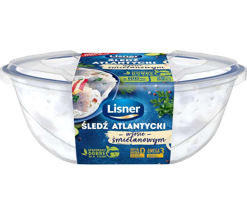Lisner Filety śledziowe w sosie śmietanowym 280 g kaufland.pl