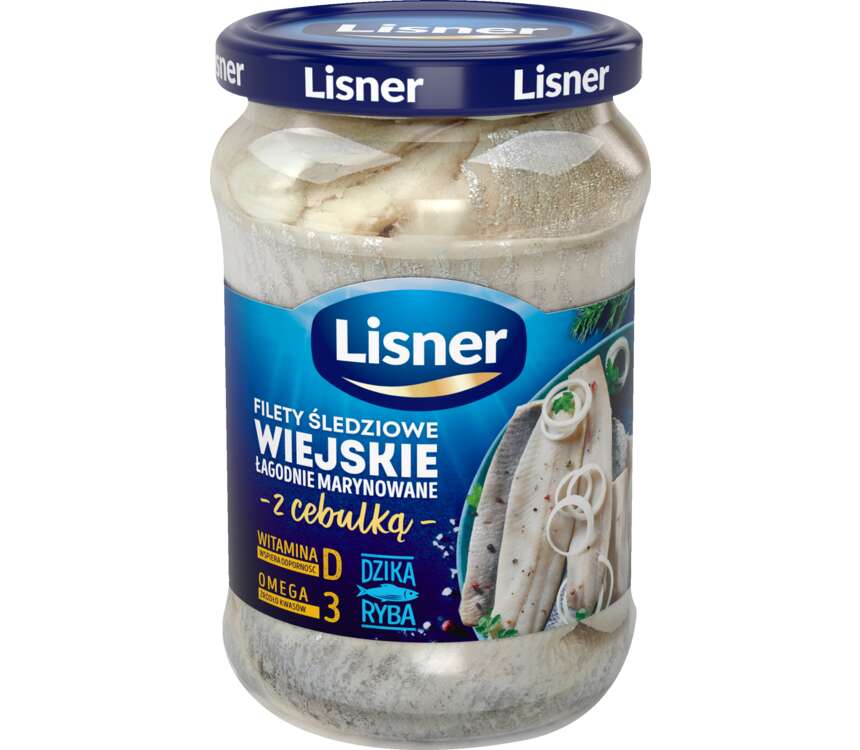 Lisner Wiejskie filety śledziowe 600/360g