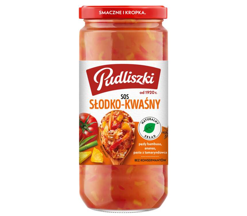Pudliszki Sos do makaronu słodko-kwaśny 500 g
