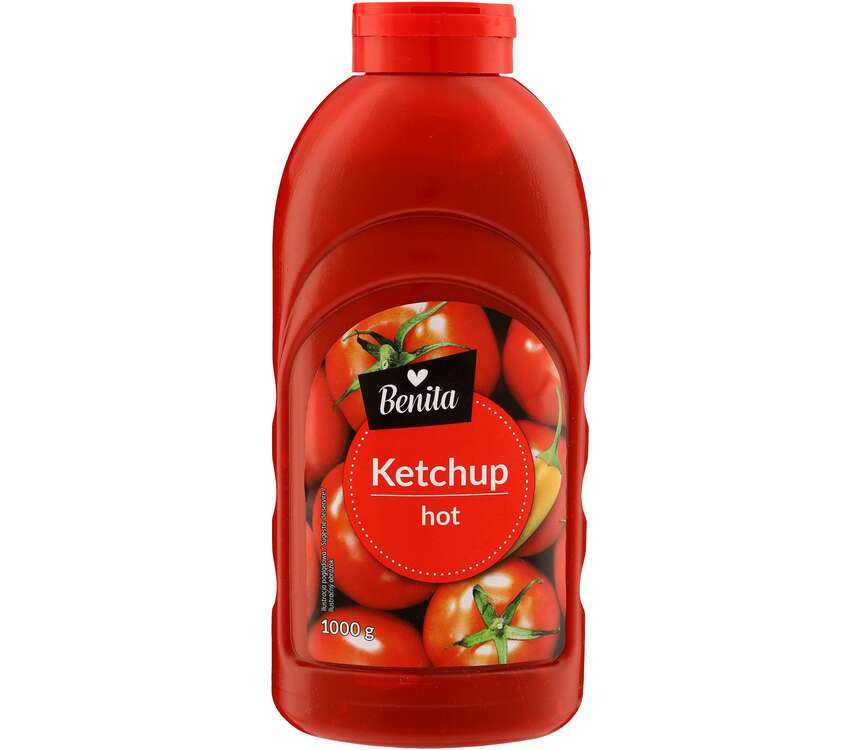 Benita Ketchup Hot pikantny 1000 g