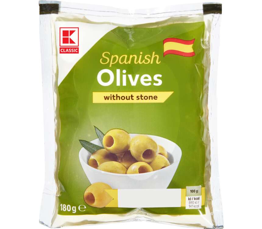 K-Classic Oliwki zielone bez pestek 70/180 g