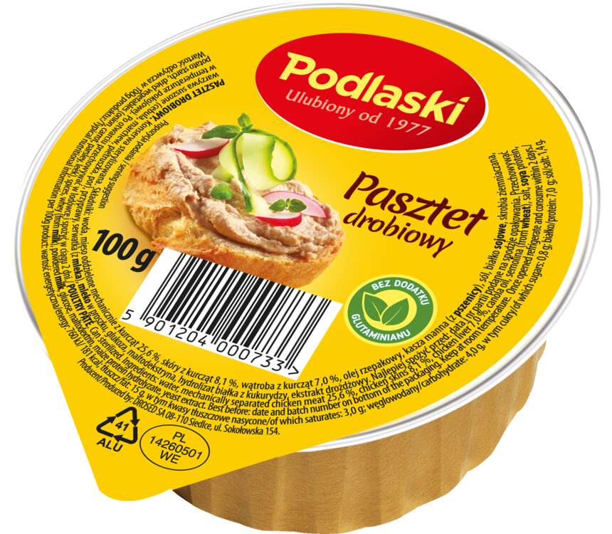 Drosed Pasztet podlaski z kurcząt 100 g kaufland.pl