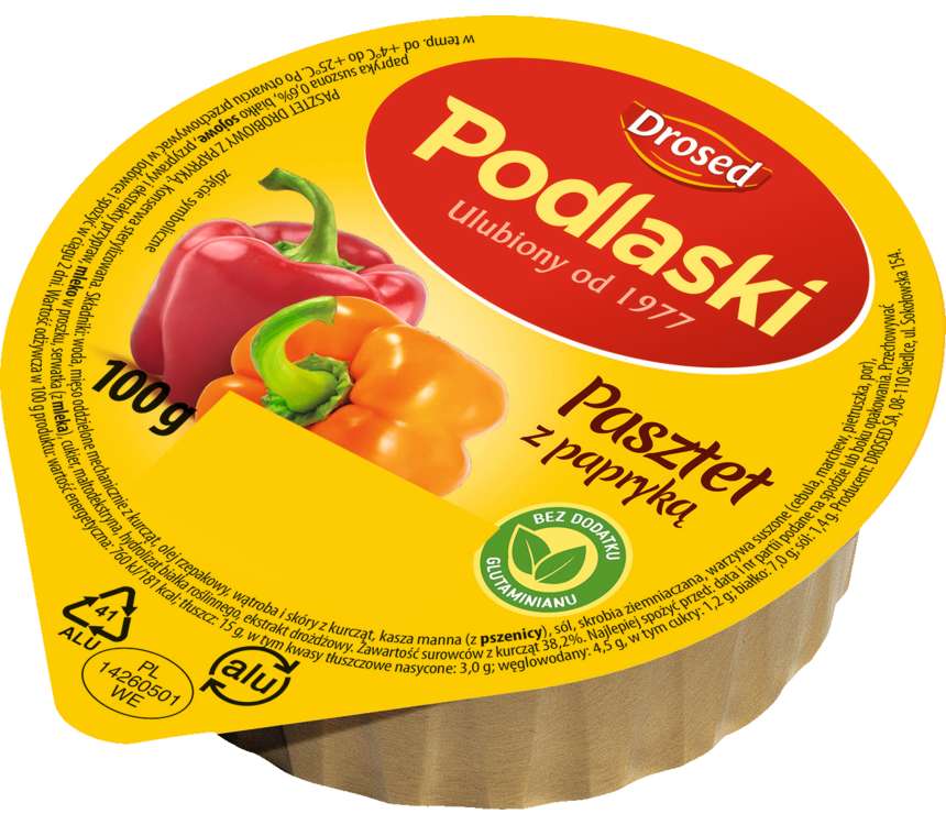 Drosed Pasztet podlaski paprykowy 100 g