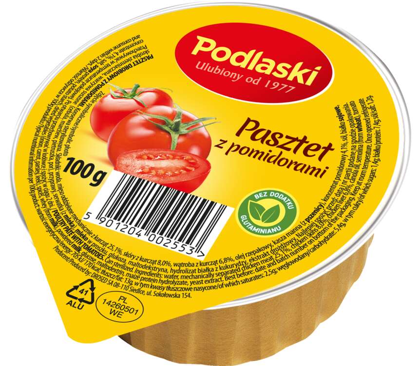 Drosed Pasztet podlaski pomidorowy 100 g kaufland.pl