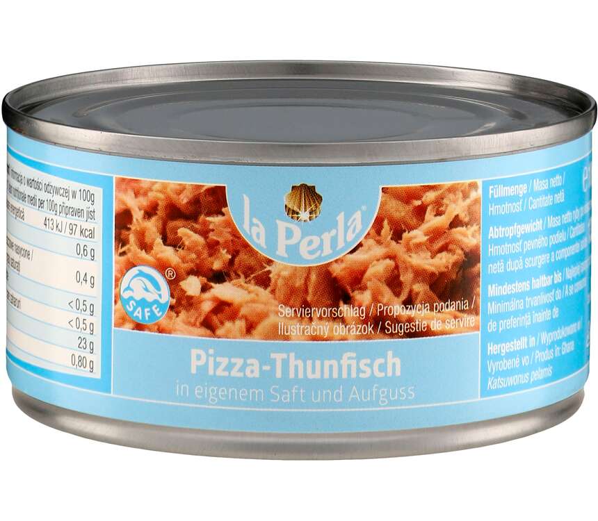 La Perla Tuńczyk sałatkowy w sosie własnym 130/185g