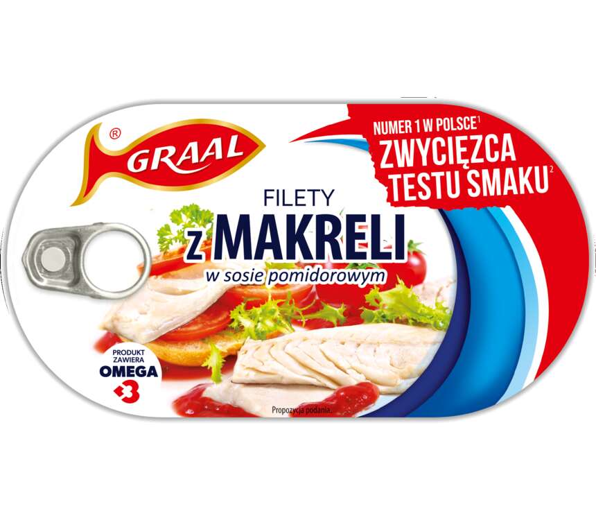 Graal Filety z makreli w pomidorach 170 g kaufland.pl