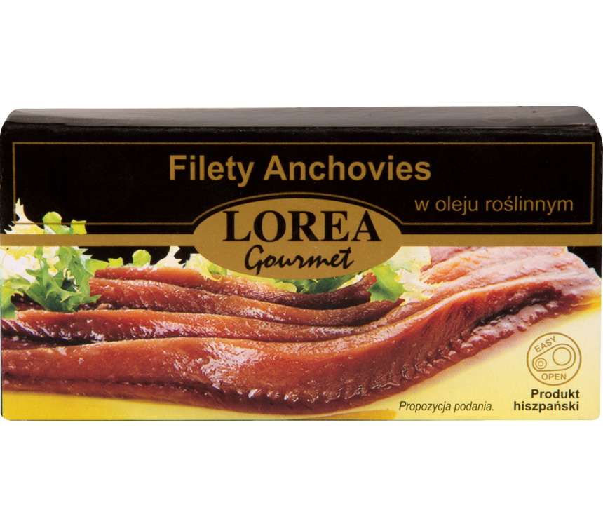 Lorea Filety Anchovies w oleju roślinnym 30/50g