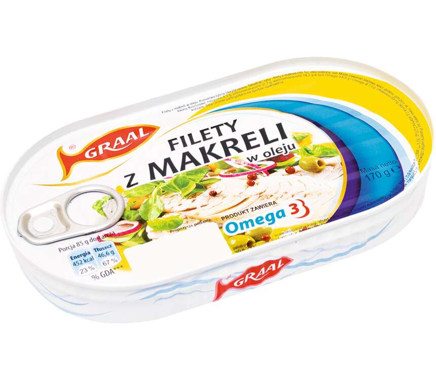 Graal Filety z makreli w oleju 120/170g kaufland.pl