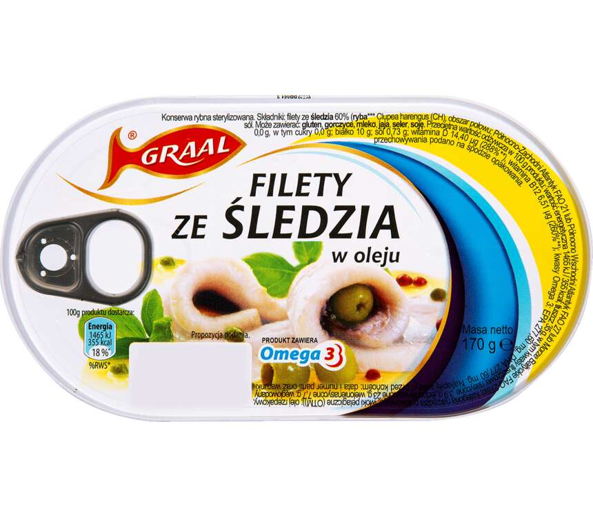 Graal Filety śledziowe w oleju 170 g kaufland.pl