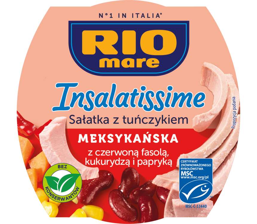 Rio Mare Sałatka z tuńczykiem meksykańska 160 g kaufland.pl