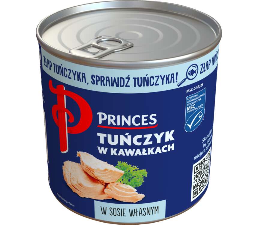 Princes Tuńczyk w kawałkach w sosie własnym 280/400g