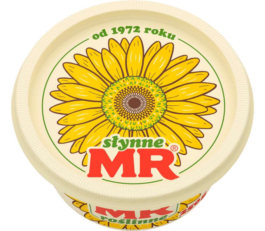 Słynne MR roślinne Margaryna  250 g