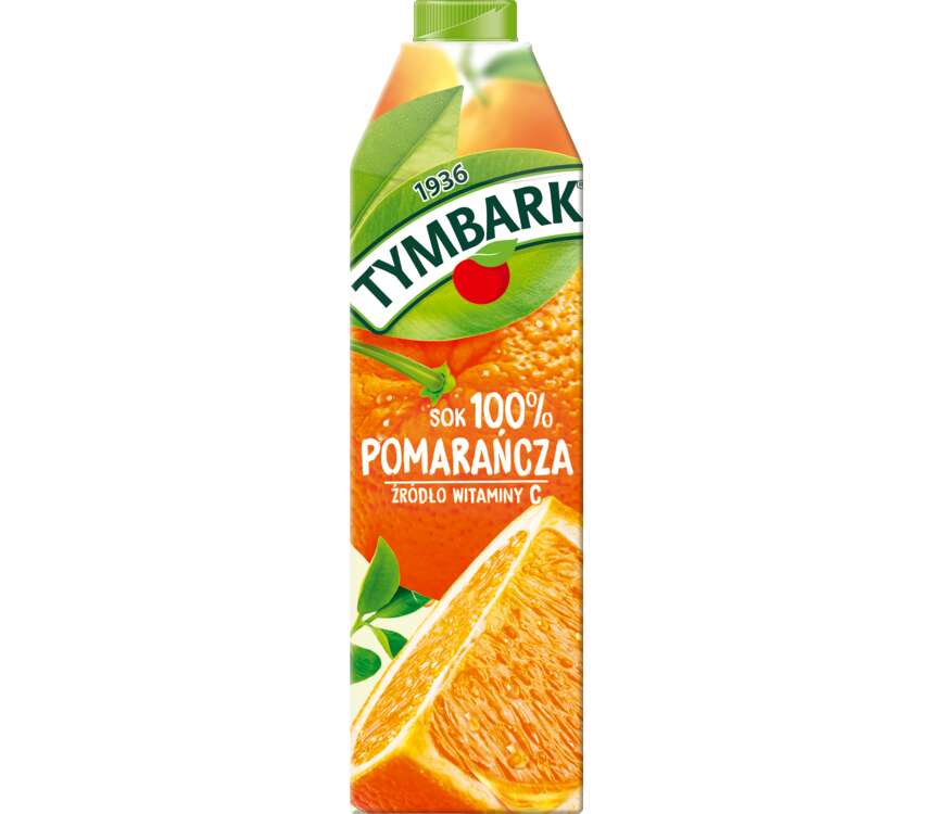 Tymbark Sok pomarańczowy 100% 1 L kaufland.pl