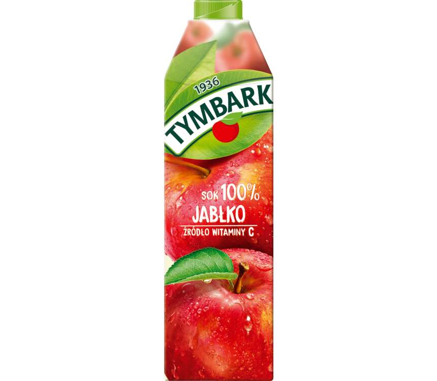Tymbark Sok jabłko 100% 1 L kaufland.pl