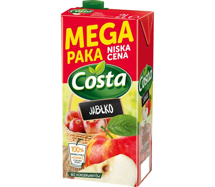 Costa Napój jabłkowy 2 L kaufland.pl