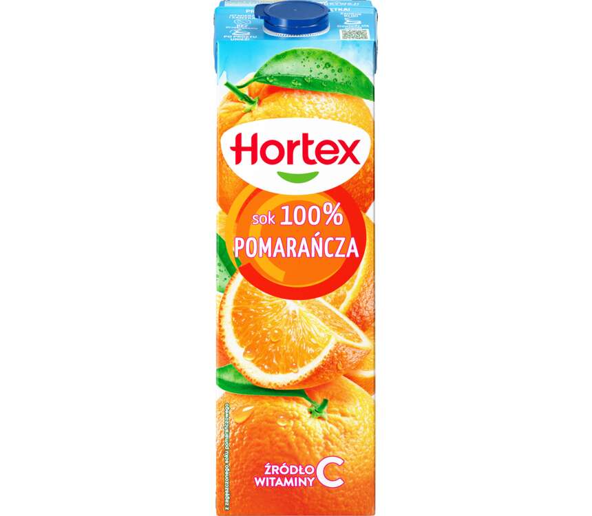 Hortex Sok 100% pomarańcza 1 L kaufland.pl