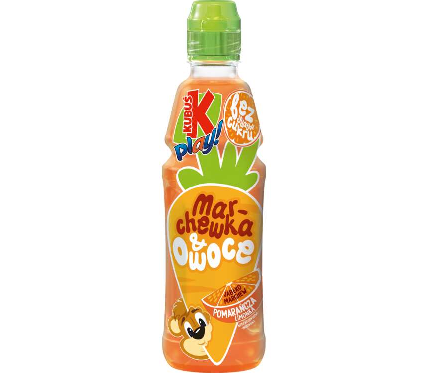 Kubuś Play Napój marchewka pomarańcza-limetka 0,4 L