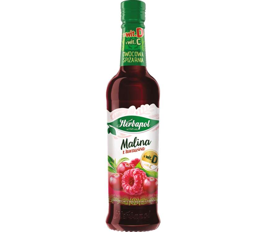 Herbapol Syrop malina z żurawiną 0,42 L kaufland.pl