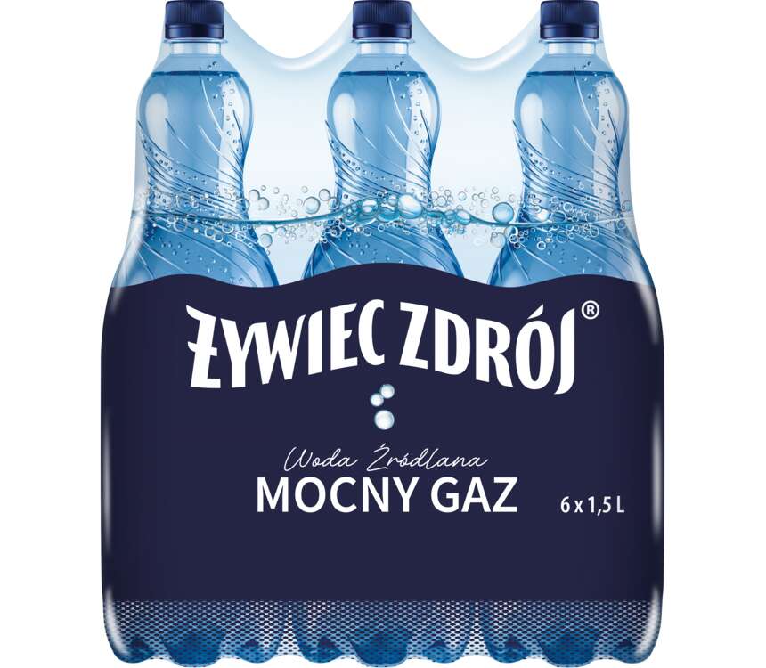 Żywiec Zdrój Woda źródlana gazowana 6x1,5 L kaufland.pl