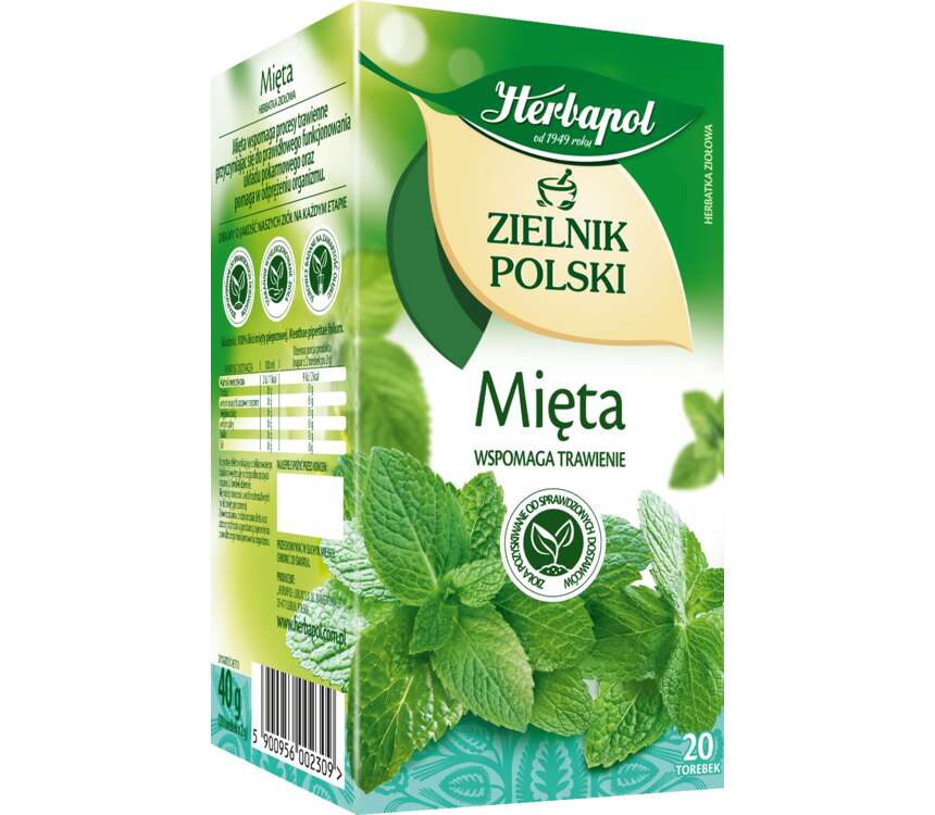 Herbapol Herbatka ziołowa mięta 20 x 2g kaufland.pl