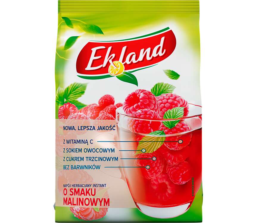 Ekland Napój herbaciany malinowy 300 g