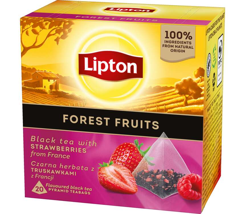 Lipton piramidki Herbata owocowa Forest Fruit 20x1,7g kaufland.pl