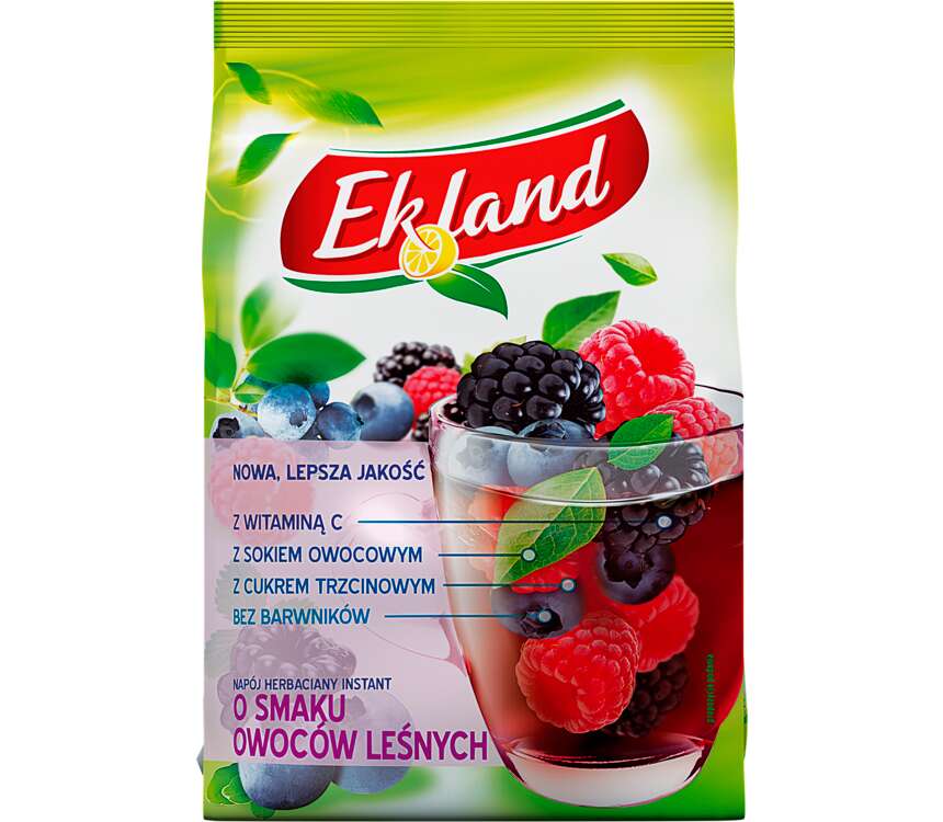 Ekland Napój herbaciany owoce leśne 300 g